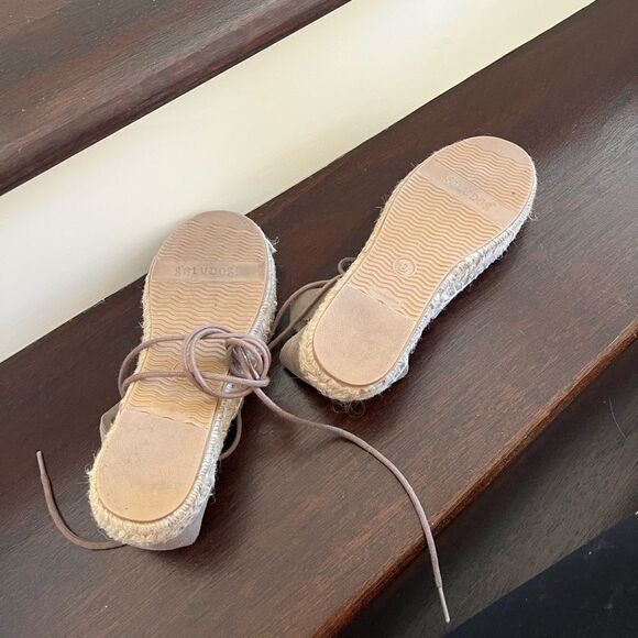 Lace Up Gladiator Platform Espadrille Sandals - Soludos - Picture 4 of 6